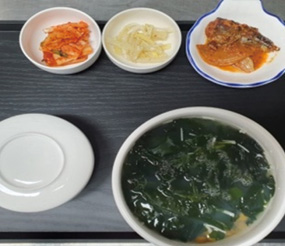 성게미역국