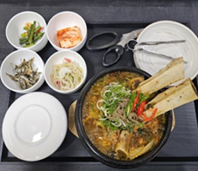 얼큰 우거지 전복갈비탕